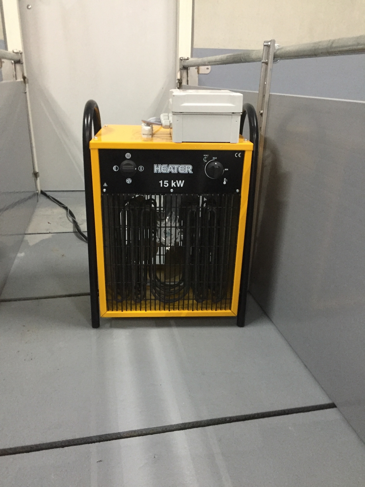 Verwarming d.m.v. elektro heaters